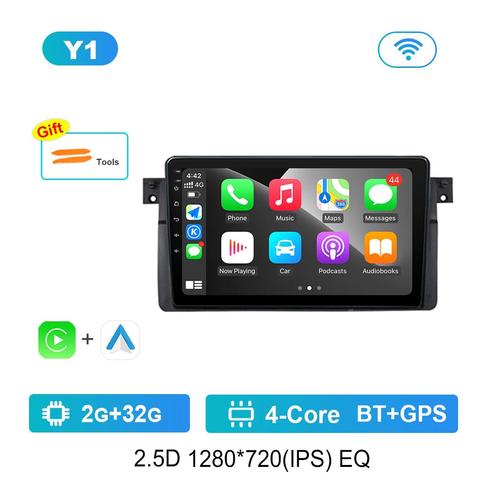 Android Car Radio Multimedia Video Player для BMW E46 M3 318/320/325/330/335 Bluetooth GPS навигация WiFi HD сенсорный экран
