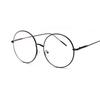 Oversized Round Metal Anti Blue Light Woman Reading Glasses Men Clear Lens Vintage Eyeglasses Presbyopia Large Computer Goggles