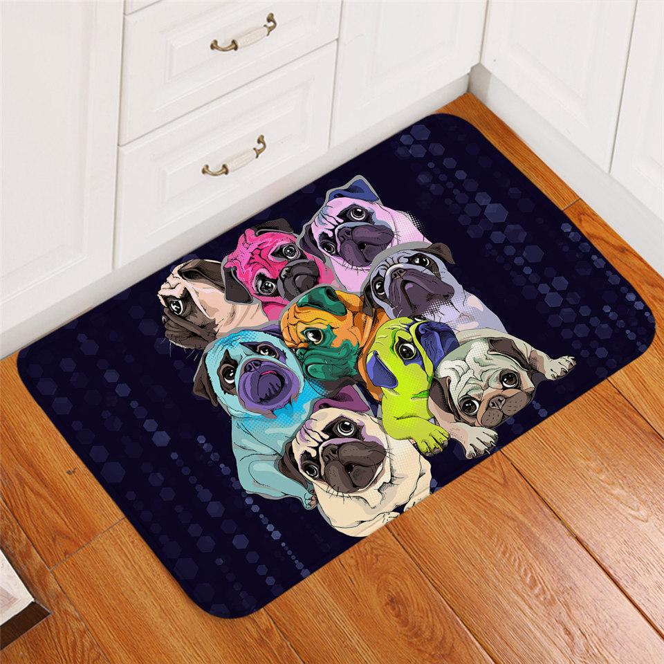Ковер для таксы, милый щенок, коврик для ванной комнаты, мультфильм, домашнее животное, детский коврик, ковер с цветком, мандала, нескользящий ковер для гостиной, коврик для ванной комнаты, противоскользящий