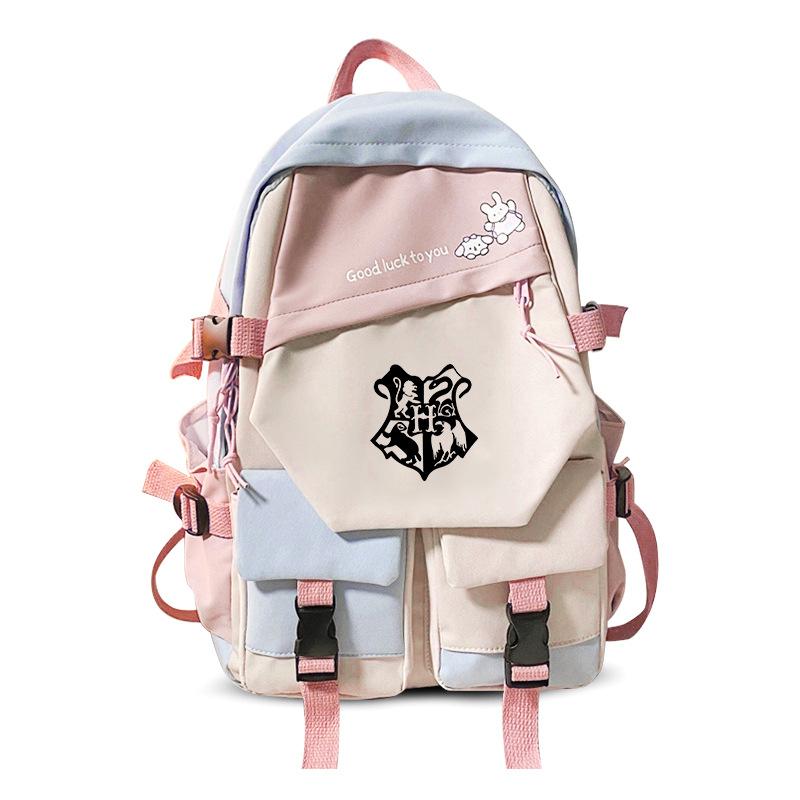 Backpack Gryffindor School Bag for Teenage Students Casual Travel Daypack
