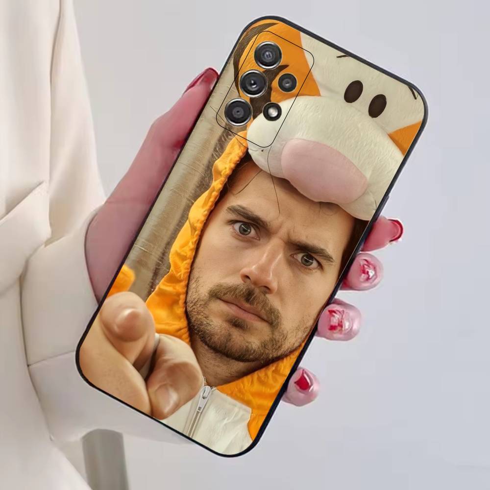Actor H-Henry C-Cavills Phone Case For Samsung S25,S24,S21,S22,S23,S30,Ultra,S20,Plus,Fe,Soft Silicone Black Cover
