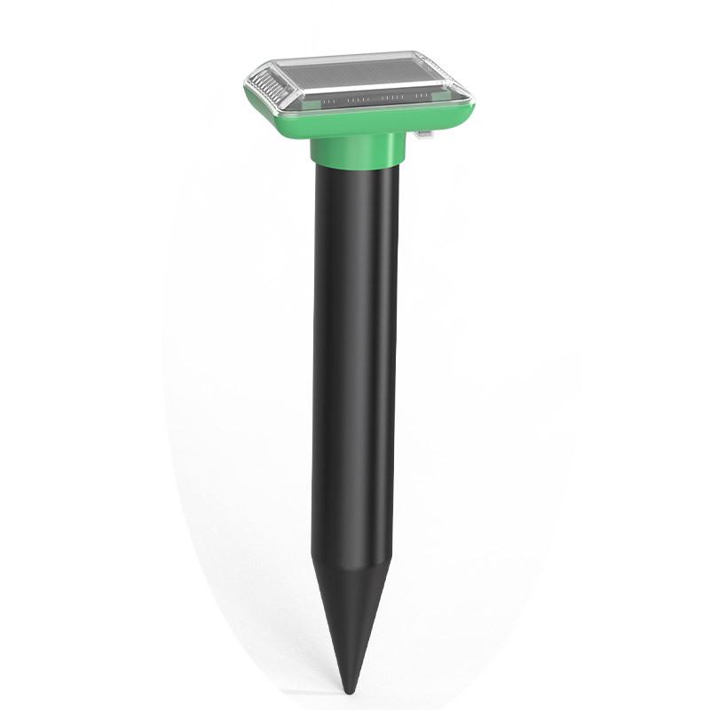 Solar-Powered Outdoor Rodent & Snake Repeller with Beeping Sound - Waterproof, Ground-Inserted Design