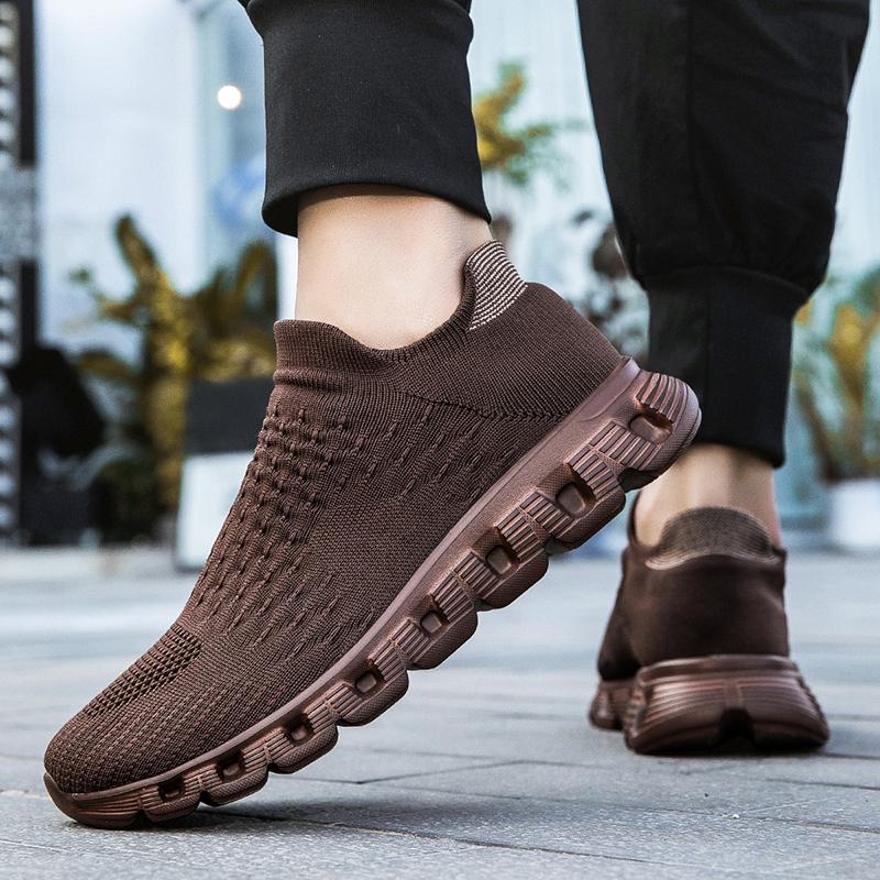 Unisex Sneakers Socks Shoes for Women Breathable Slip On Flats Unisex Platform Sneakers Casual Walking Men Shoes