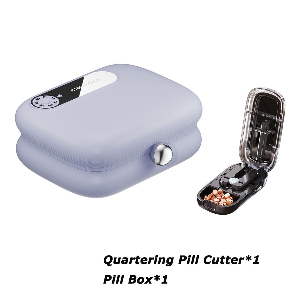 Travel Pill Organizer 7 Compartments Portable Pill Case, Daily Pill Box to Hold Vitamins, Small Pill Container for Pocket Purse