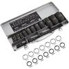 Kyoto Tool () 14-Piece 12.7SQ Impact Wrench Socket Set, Semi-Deep Thin Wall, TBP4M11TPA