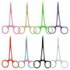 12.5cm Animals Curved Trauma Shears Pet Hemostat Forceps Dog Grooming Surgical Scissors Pet Cat Clamps