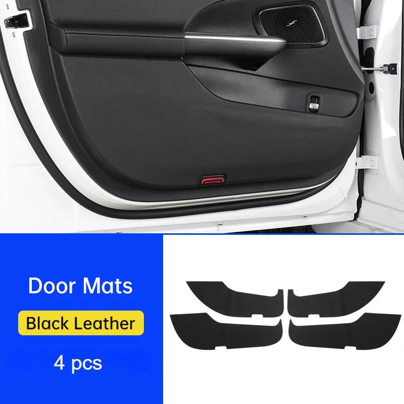 For Mercedes Benz C-Class 2023 Car Door Kick Mat GLC 300L Car Seat Anti-Kick Mats C260L Car Door Sill Strips Protective Stickers
