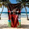Cristiano Ronaldo Beach Towel Soft Durable Quickdry Comfortable Lightweight Suitable For Swimming Gym Camping Yoga Vacation