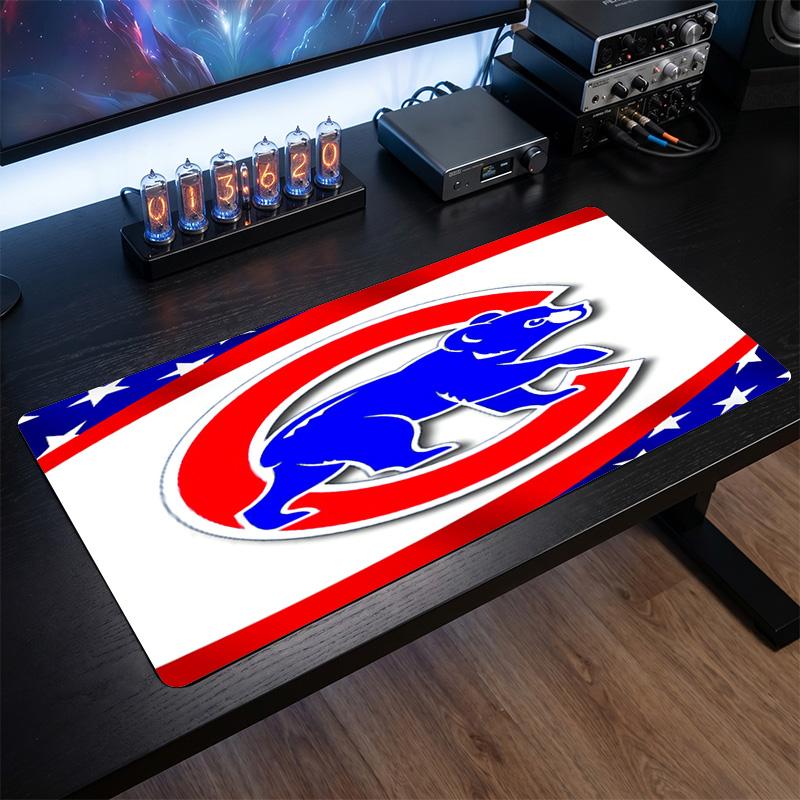 Коврик для мыши с узором Chicago Cubs Анти?Нескользящий резиновый коврик для стола для игр, работы, украшение рабочего стола