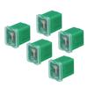 Car Cartridge Fuse 48V 40A Female Terminal J Case Box Low Profile Car Truck Green Pack of 5
