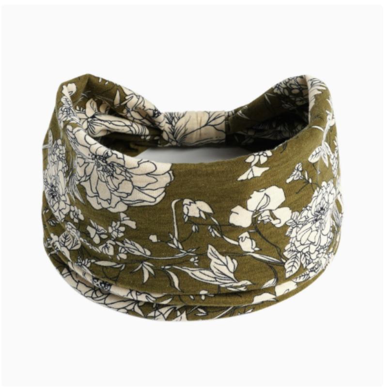 Женская повязка на голову из хлопка с принтом в стиле бохо, спортивная повязка на голову, полосатая повязка на голову, повязка на голову с широкими краями, повязка на голову для йоги, мягкая повязка для волос, комплект головного убора, повязка для волос для женщин и девочек