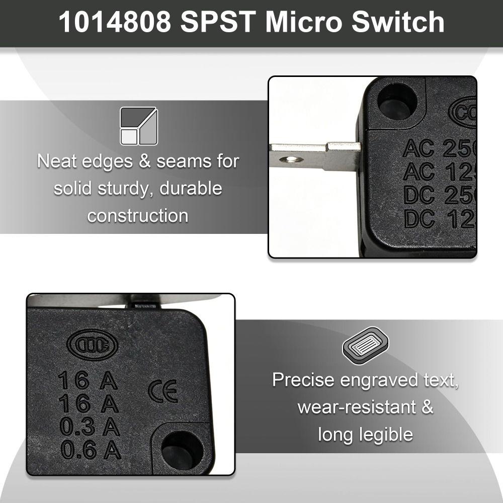 5pcs 2 & 3 Prong Golf Cart Switch Kit Universal Replacement Micro Switch Golf Cart Repair