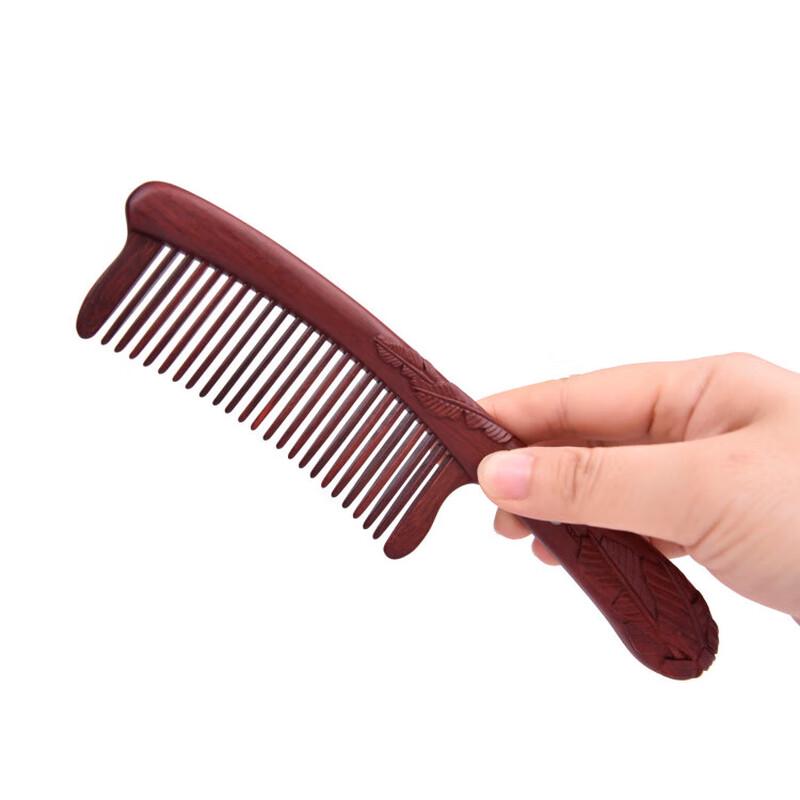 Загар Древесина грецкого ореха плотника Гребень Подарочный набор