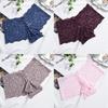 4PCS Lace Panties for Women Floral Hollow Out Boxer Shorts Sexy Underwears Female Intimates Lingerie Transparent Briefs