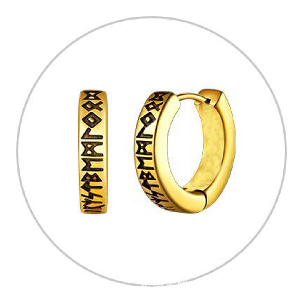 Мужские и женские модные серьги в стиле панк