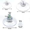 5/10Pcs Suction Cup Hooks with Screw Nut 40 Mm Clear Sucker Pads Strong Adhesive Suction Holder for Car Glass Bathroom Wall Door