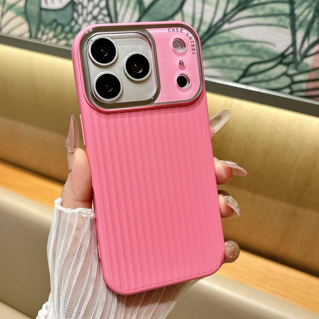 Серия «Гофрированная» Чехол для iPhone 17 Pro Max с текстурой кожи, мелкими отверстиями, защита от падений