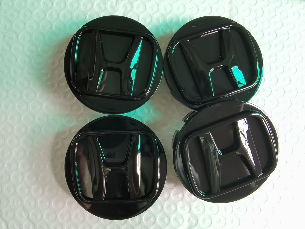 ASZ2 4pcs 62mm Wheel Center Cap Logo Hub Cover Badge Emblem for Honda Civic City Accord Odyssey Spirior CRV HR-V Jazz CBR HRV Set 4
