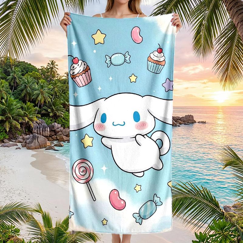 Large Beach Towel Quick Dry Absorbent Towel For Beach IndoorCinnamoroll