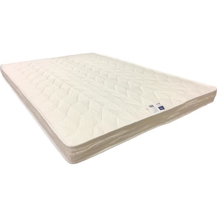Clic Clac Mattress Thickness 15 Cm Very Firm 140x200 Cm Non-Deformable Foam Reinforced Fabric Mattress Protector Memory Foam Pillow