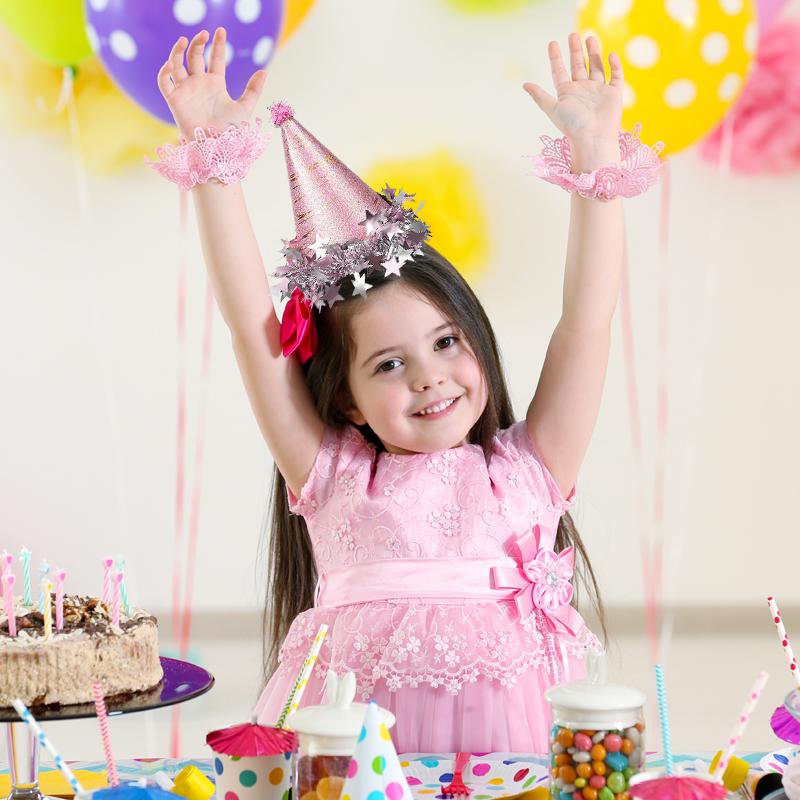 Детская шляпа на день рождения, бумажные короны, колпачки для первого дня рождения мальчика и девочки, принадлежности для украшения фото реквизит золото серебро розовый