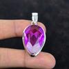 Faceted Pink Tourmaline Pendant Original Gemstone Pendant 925 Sterling Silver Pendant Pink Tourmaline Jewelry Handmade Pendant Gifts for Mom