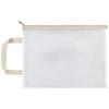 Transparent A4 File Folder Bag Waterproof Document Bag Mesh Zipper Storage Bag  School Office