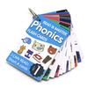 Образовательные английские карточки ФЛЕШКАРТЫ Phonics READ and MASTER для детей (4-6 лет)-Бумажный материал Сделано в Китае Модель PH67
