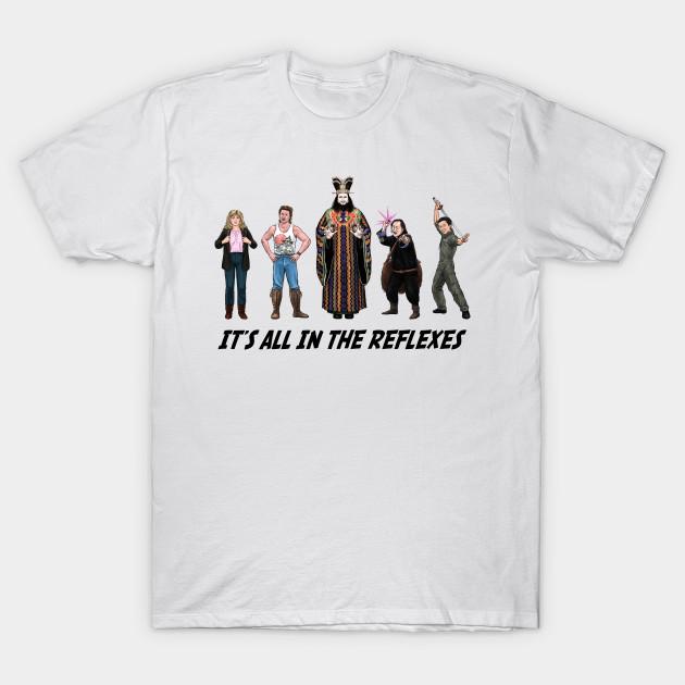 Asian Size Men Print T-shirt It'S All In The Reflexes No-Cut Heat Transfer Print Cotton Tshirt
