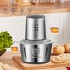 New 2 Speeds Electric Chopper Stainless Steel  Meat Grinder Household Food Processor Kitchen Garlic Vegetable Grinder