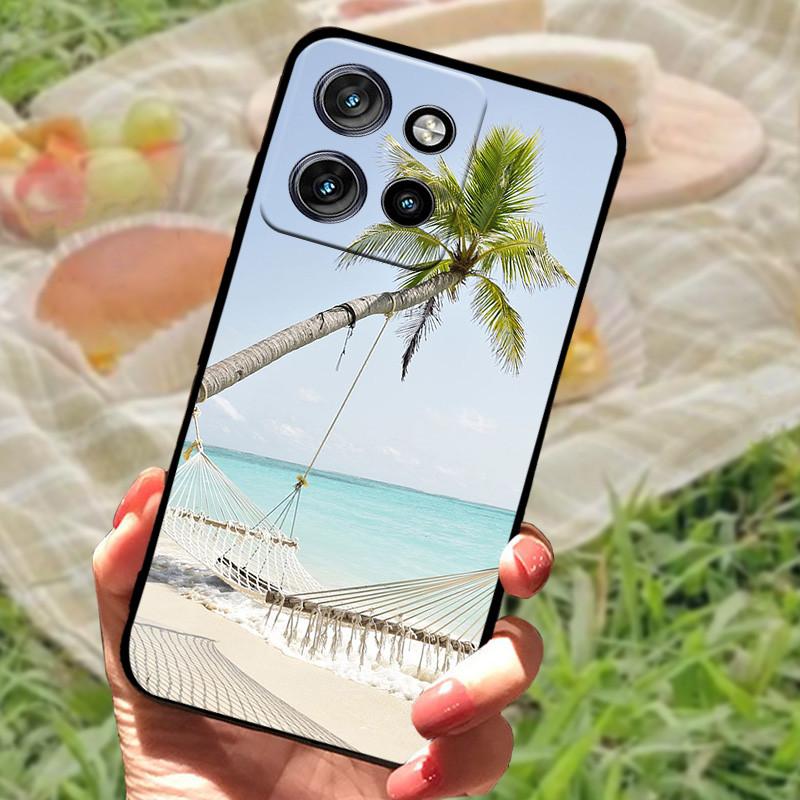 Чехол для Motorola Edge 50 Neo Edge50 Для телефона Moto Edge 50 Neo Чехол-крышка 50 Neo 6,4" Coque Черный Силиконовый Мягкая Задняя Крышка Чехол