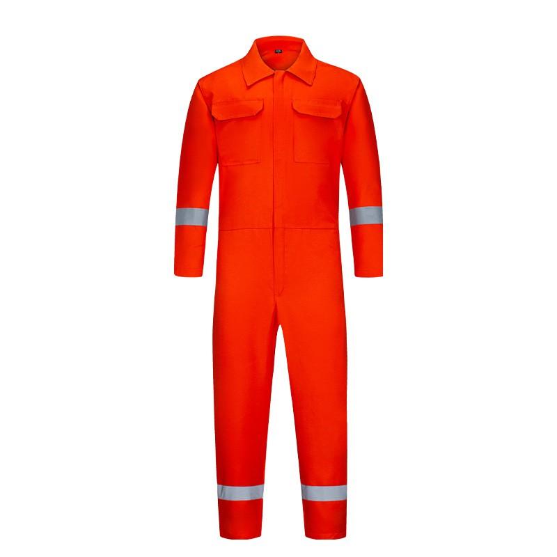 Long Sleeve Coveralls Reflective Workwear Warehouse Workshop Men