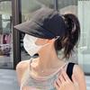 Quick Dry Hat Summer Empty Cap Women's Upgrade Can Hang Mask Outdoor Visor Thin Quick Dry Sunscreen Hat