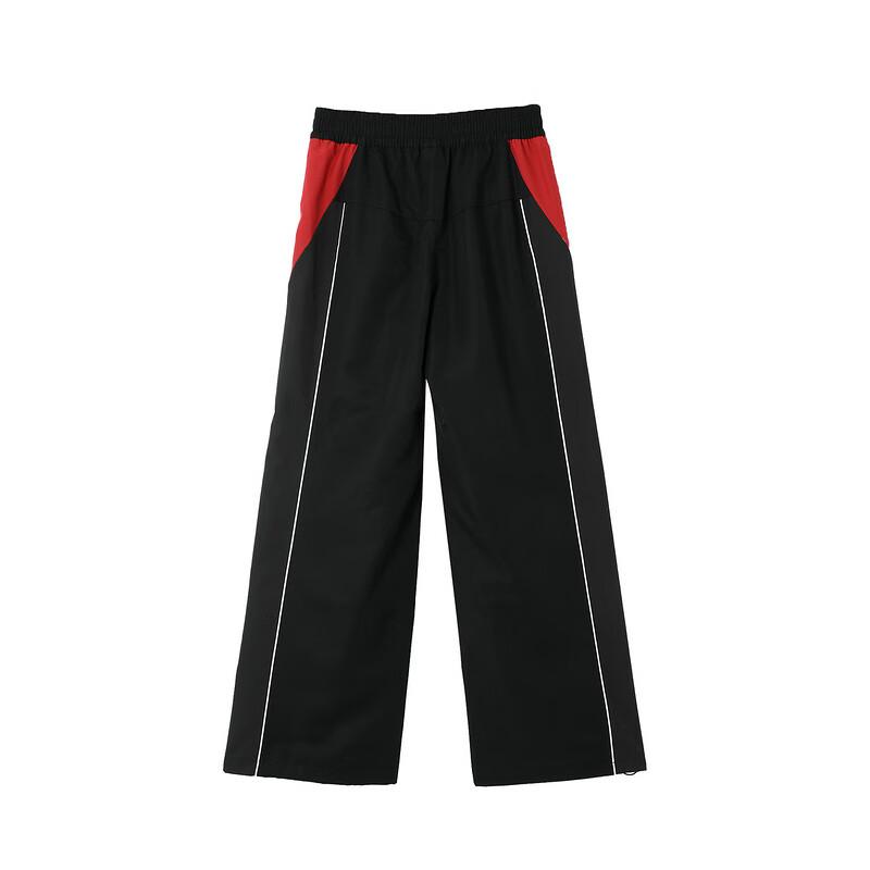 Puma Брюки Woven Beyond The Speed Pant в стиле ретро, спортивные, сращивающиеся, свободные, широкие, со средней посадкой, универсальные, повседневные, женские, черные 631086-01