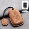 Leather Car Key Case Cover Protective Shell For Chevrolet Chevy Malibu Camaro Cruze Traverse Spark Equinox Sonic Volt Keychain