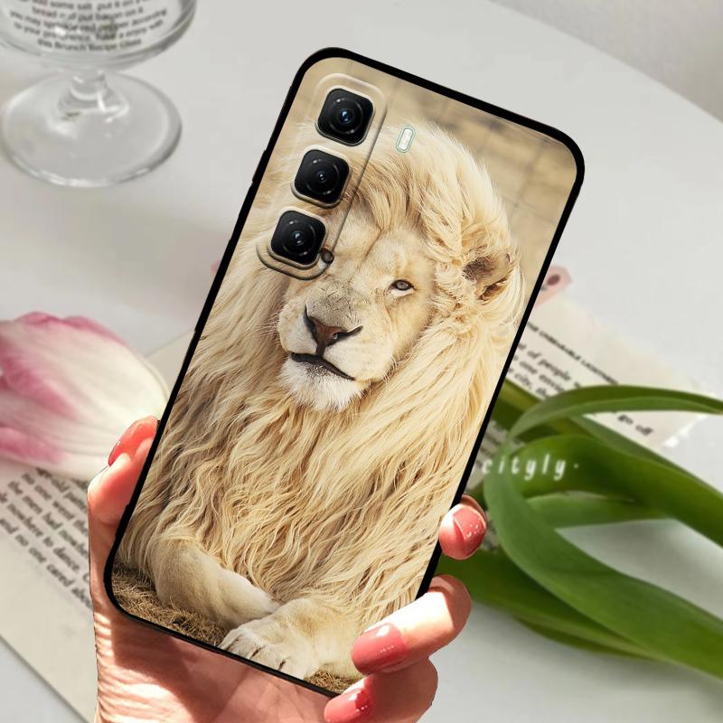 Для Infinix Hot 50 Pro 4G Чехол X6881 Милый Силиконовый ТПУ Матовый Чехол для Телефона Для Infinix Hot50 Pro+ 4G Бампер 50 Pro Plus X6880 Capa