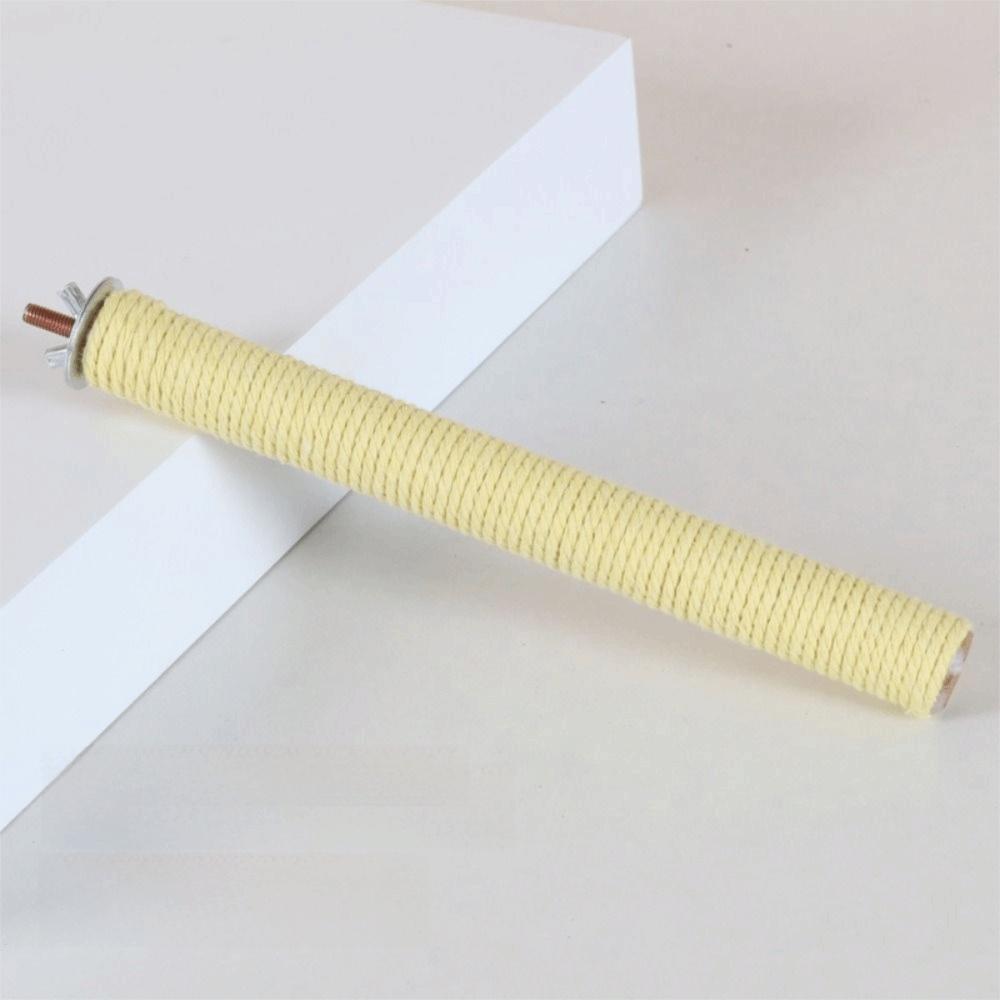 Colorful Parrot Standing Perch Comfortable Grip Bird Teeth Chew Pole Small Medium Birds