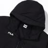FILA Jackets Men's Black Hooded Moderate Other FS2FTE4211X-BLK