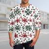 Men's T Shirt O-Neck Clothing Apparel Outdoor Long Sleeve Print Fashion Designer Vintage