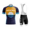 2026 De Rosa Cycling Jersey Set Men's Quick Dry Breathable Road MTB Cycling Bib Shorts Maillot Ciclismo Pro Cycling Apparel