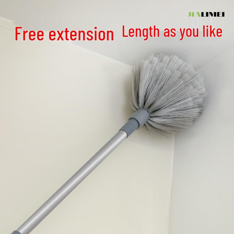 Ceiling and High Reach Dust Removal Brush for Spider Web Cleaning