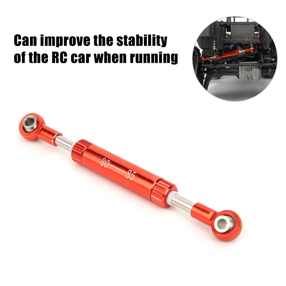 Adjustable Servos Pull Rod Steering Lever Accessory for SCX10 D90 1 10 RC Car(80 85mm )