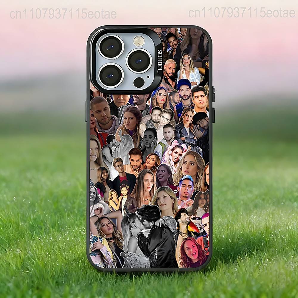 Королева Фلو La Reina Del Flow Чехол для телефона для iPhone 17,16,15,14,13,12,11,Pro,Max,Plus,E,Air,Mini Черный IMD Чехол