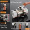 4-Point Double Union 20PPR Stainless Steel Ball Valve for Household Water Pipe Fittings