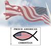 Proud Christian American Flag 3x5 Ft Fish Flag Jesus Christ Religious Usa Symbol