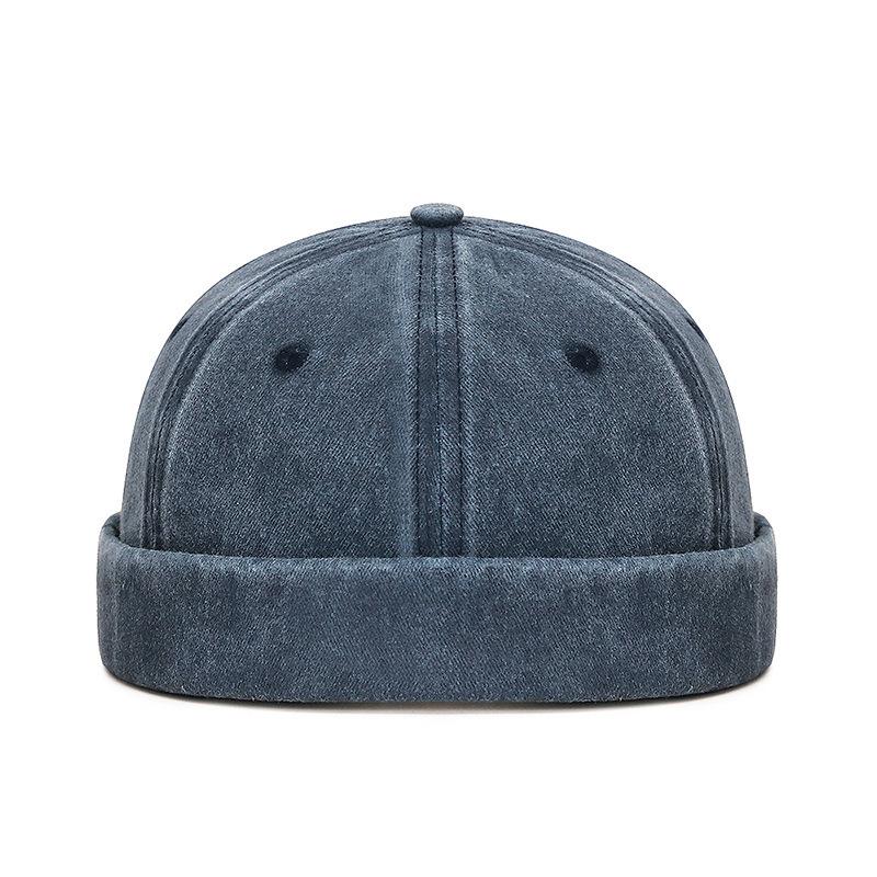 Шляпы без полей для мужчин, женская тюбетейка, мужская винтажная кепка-бини из стираного хлопка с закрученными манжетами, кепка-шляпа Harbour