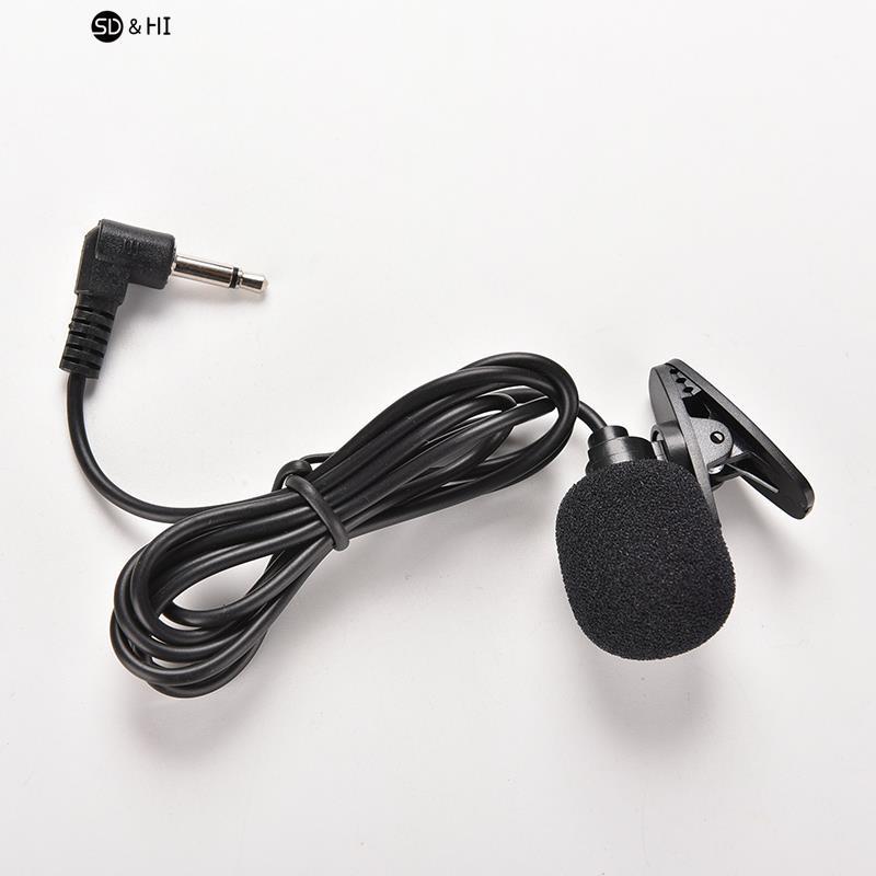 Мини-микрофон-клипса 3,5 мм с внешним аудиоадаптером Mini USB для спортивной камеры Hero 3 3+ 4, ПК, ноутбука