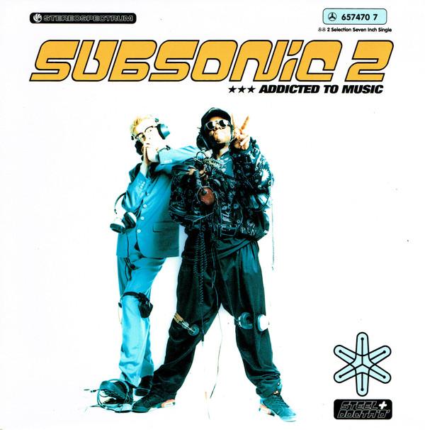 7-дюймовая пластинка SUBSONIC 2 Addicted To Music 6574707 Columbia 1991 UK Dance Electronica Б/у