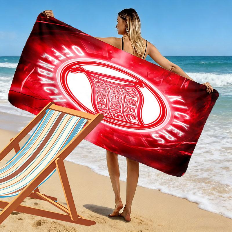 Kickers Offenbach Print Beach Towel, Large Soft Quick Dry Towel for Beach Camping Swimming