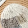 Новая осенне-зимняя квадратная шапка из вязаной шерсти с цветными блоками, американская шапка-пуловер, защищающая от ветра, уличная повседневная теплая шапка
